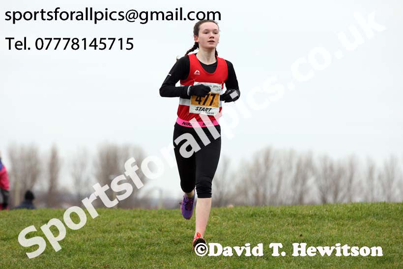 Girls under-15s 2019 Start Fitness Sherman Cup/Davison Shield, Temple Park, South Shield. Photo:  David T. Hewitson/Sports for All Pics